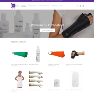 Onze webshop Orthostore.nl is live!