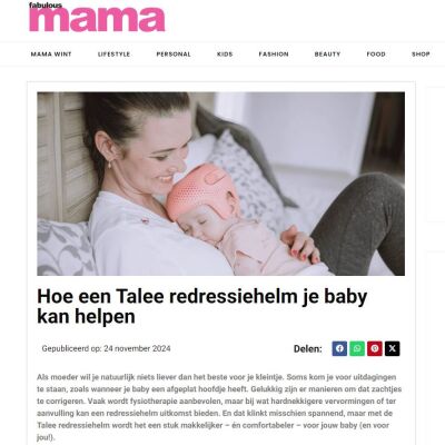 Onze redressiehelmen in Fabulous mama